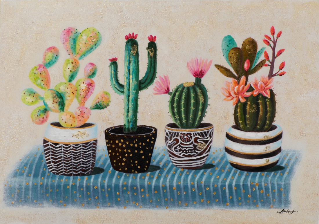 Schilderij cactus ilxe1721 - Schilderijenshop