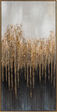 Schilderij abstract goud 52x102