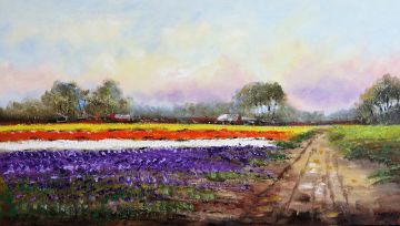 Schilderij landschap 70x120